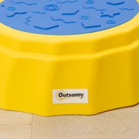 Outsunny Five-Piece Kids Stepping Stones and Balance Bridge w/ Non-Slip Surface & Bottom. for Toddlers - Multicoloured(m-9)