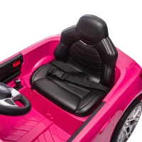 AIYAPLAY Coche Eléctrico para Niños Mercedes-Benz SL500 12V con Mando a Distancia 2,4 G 2 Motores Suspensión Arranque Suave Rosa(m-6)