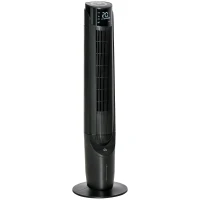 HOMCOM Torenventilator, Airconditioner met 4 Modi, 3 Snelheden, Timer, Kunststof(m-11)