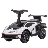 AIYAPLAY Lamborghini gelicentieerde glijauto met geluidseffecten, kantelbeveiliging, 67 cm x 28 x 38 cm(m-10)