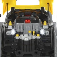 AIYAPLAY Juguete de Motor de Excavadora para Niños con Vapor Luces y Sonidos Set de Reparación Mecánico 3 a 6 Años Amarillo(m-7)