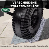 AIYAPLAY Kinder Elektroauto, 12V batterij-aangedreven, afstandsbediening, muziekfunctie, hoorn, LED-lampen, Wit(m-7)
