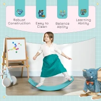 ZONEKIZ Balance Board, Kids Wobble board, for Ages 3-6 Years - Blue(m-5)