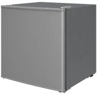 HOMCOM Mini congélateur Température Réglable de -14 à -24°C Compact 35L - Porte réversible Classe E - 47x44,2x48,8cm - Gris(m-12)