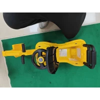 AIYAPLAY Pelleteuse Porteur Jouet avec Klaxon à Air, Pelleteuse sans Pédales, Bras de Pelle, Rangement sous le Siège, pour Enfants de 1 à 3 Ans, Charge 15 kg, Jaune(m-1)