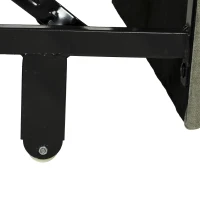 HOMCOM Sofá Cama 2 Plazas Sofá Cama 3 en 1 de Terciopelo 137 cm Respaldo Ajustable Asiento Amplio 2 Cojines Verde(m-9)