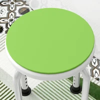 HOMCOM 360° Swivel Shower Chair, Height Adjustable Aluminium Shower Stool with Non-Slip Feet for Disabled, Elderly, Green(m-9)
