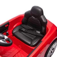 AIYAPLAY Coche Eléctrico para Niños Mercedes-Benz SL500 12V con Mando a Distancia 2,4 G 2 Motores Suspensión Arranque Suave Rojo(m-6)