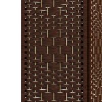 HOMCOM Paravent intérieur en bois séparateur de pièce cloison pliable 4 panneaux 160 x 170 cm marron(m-8)
