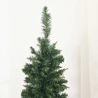 kunstkerstboom 1,5 m kerstboom dennenboom 294 takken PVC groen(m-8)