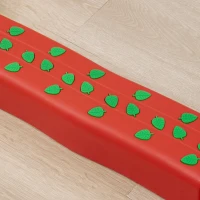Outsunny Five-Piece Kids Stepping Stones and Balance Bridge w/ Non-Slip Surface & Bottom. for Toddlers - Multicoloured(m-8)