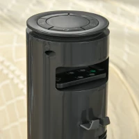 HOMCOM Ventilador de Torre Silencioso con Control Remoto 3 Velocidades 3 Modos Temporizador 10H Oscilación 70° Gris Oscuro(m-8)