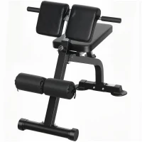 SPORTNOW Banc de Musculation Pliable avec Hauteur et Inclinaison Réglables pour Entraînement Dos Bras, 96,6x68x69-110cm, Noir(m-13)