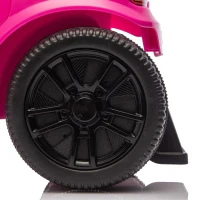 AIYAPLAY Coche Correpasillos de Policía para Niños de 18-36 Meses con Luz Música y Espacio de Almacenaje 65x29,5x36 cm Rosa(m-13)