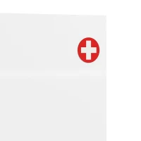 HOMCOM Medicijnkast, afsluitbare medicijnkast met 6 vakken voor keuken en hal(m-13)