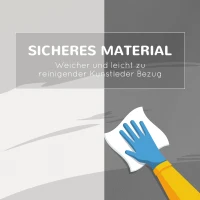 HOMCOM Klim- en glijspel voor kinderen, bevordert motoriek, kunstleer, EPE-schuim, 86x49x47 cm, grijs(m-7)