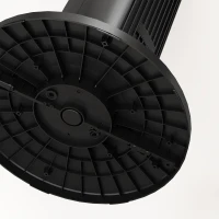 HOMCOM Ventilateur colonne silencieux 28dB, vitesse 8m/s, ventilateur tour chambre, 12 vitesses, 4 modes, minuterie 12H, noir(m-14)