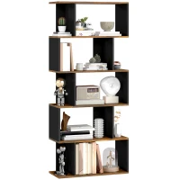 Homcom Biblioteca Moderna – 10 Rafturi Deschise, 5 Nivele(m-11)
