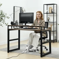 SPORTNOW Elliptique de bureau, vélo elliptique électrique écran LCD, télécommande et 10 vitesses réglables, 45 x 42 x 27 cm blanc(m-9)