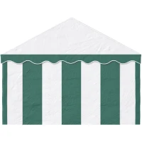 Outsunny 4 x 4m Garden Gazebo with Sides - Galvanised Marquee Party Tent Featuring Four Windows and Double Doors, Ideal for Parties, Weddings, and Events(m-18)