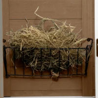 PawHut Clapier lapin intérieur cage lapin en bois design de luxe 3 niveaux avec 3 plateaux amovibles 110 x 50 x 86 cm marron(m-9)