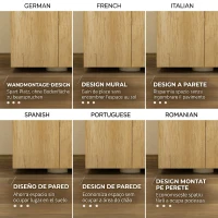 HOMCOM Dulap Suspendat pentru Baie, Sub Chiuvetă, cu 2 Uși și 2 Rafturi din Lemn, Culoare Natur(m-6)