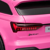 AIYAPLAY Coche Eléctrico para Niños Audi RS 6 Avant GT 12V con Mando a Distancia 2,4G Motor Doble Arranque Progresivo Suspensión(m-15)