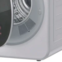 HOMCOM Vented Tumble Dryer, 4 kg Front Tumble Dryer with Stainless Steel Tub, 800W Compact Freestanding, Silver(m-13)