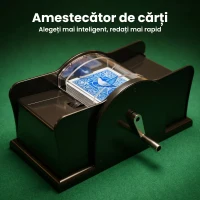 SPORTNOW Set Poker Con 500 Jetoane, Amestecător E Distribuitor Cărți E Valiză(m-5)