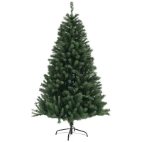 HOMCOM Brad de Crăciun artificial Ø110 x 180 cm cu 1000 ramuri din oțel și plastic verde(m-7)