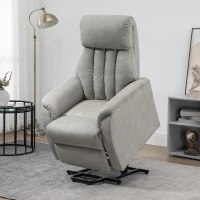 Homcom Fotoliu Ridicare Electric – Reclinabil 150° cu Telecomanda(m-14)