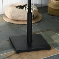 Outsunny Bază pentru Umbrelă 13kg din Beton cu Finisaj Lucios, 40x40x43cm, Negru(m-10)