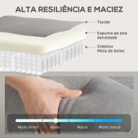 HOMCOM Poltrona Relax Reclinável Elétrica Giratória e Basculante com Apoio para os Pés Ajustável Controlo Remoto 86x89x99 cm Cinzento Claro(m-7)