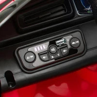 AIYAPLAY Mașină pentru copii Maserati MC20, conducere manuală, telecomandă și faruri LED, vârstă 3-6 ani, roșie(m-9)