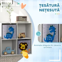 ZONEKIZ Organizator pentru Jucarii pentru Copii, Alb(m-5)