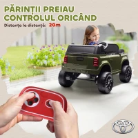 AIYAPLAY Mașină Electrică pentru Copii TOYOTA Land Cruiser 12V cu Telecomandă, Vârsta 3-8 Ani, Verde(m-5)