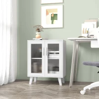 Homcom Dulap Depozitare Modern cu 2 Usi Duble(m-10)