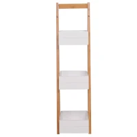 HOMCOM 3 Tier Bathroom Shower Caddy Freestanding Rack Storage Unit Shelf Organiser(m-7)