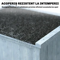 Outsunny Dulap de Exterior, Depozit pentru Unelte cu 2 Rafturi(m-7)
