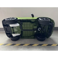 AIYAPLAY Voiture Électrique pour Enfants 12V Audi A5L avec Télécommande, Batterie au Lithium, 2 Moteurs, Télécommande, Vert(m-4)