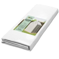 Outsunny Copertină de înlocuire pentru seră, model Walk-in PE, cu ușă rulantă și ferestre, 140 x 143 x 190 cm, verde(m-11)