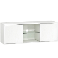 Mobilier TV pentru televizoare de până la 55" Suspendat sau pe Podea Alb
