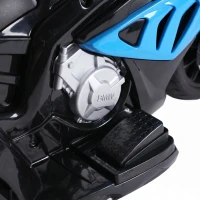 HOMCOM Motocicletă Electrică pentru Copii 18-36 Luni cu Licență BMW, 6V, 3 Roți, Faruri, Muzică, 2,5 km/h, Max 20kg, Albastru(m-9)