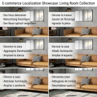 HOMCOM Oglindă de perete în stil industrial cu 4 cârlige, din sticlă multistrat, metal și MDF, 109x2x69 cm, negru(m-4)