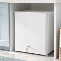 HOMCOM Mini Congelador 35 L Independiente 161 W Mini Arcón Congelador 47x44,2x48,8 cm Blanco(m-9)