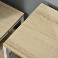 HOMCOM Cómoda de Estilo Industrial com Gavetas de Tecido Dobráveis e 2 Prateleiras 80x29x71 cm Madeira e Cinza Claro(m-9)