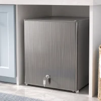 HOMCOM Mini Congelador 35 L Independiente 161 W Mini Arcón Congelador 47x44,2x48,8 cm Gris(m-9)