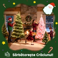HOMCOM Brad de Crăciun Artificial Ninsoare 150cm cu 676 Crengi și Conuri, Deschidere Automată și Bază Pliabilă, Verde(m-9)