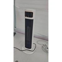 HOMCOM Portable Space Heater, 2000W Ceramic Heater with 4 Modes (Eco Mode), Adjustable Thermostat, Remote, Low Energy(m-5)