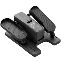 SPORTNOW Mini Bicicletă Eliptică de Birou, Manual/Automat, 12 Viteze Reglabile pentru Acasă(m-1)